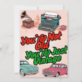 Einladung Glückwunsch Geburtstagskarten (Vorderseite)