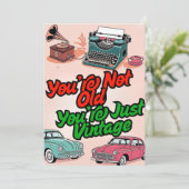 Einladung Glückwunsch Geburtstagskarten (Stehend Vorderseite)