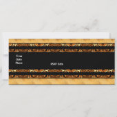 Einladung Gold Africa auf Black (Rückseite)