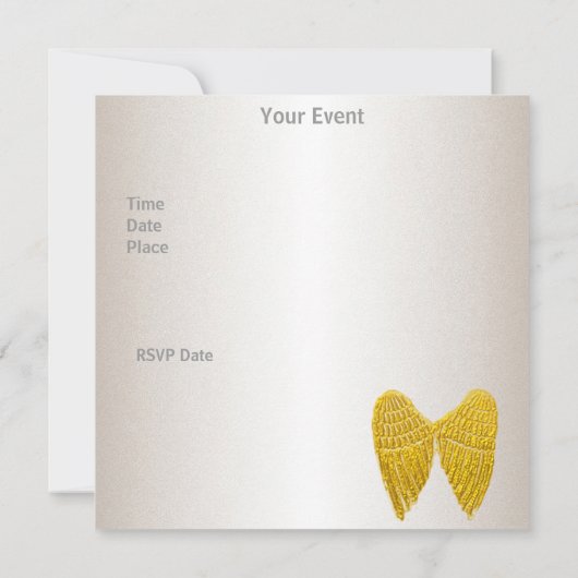 Einladung Gold Wings (Rückseite)