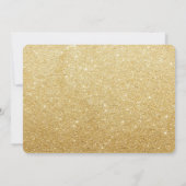 Einladung - Golden Glit Fab Hochzeit (Rückseite)