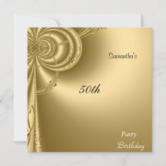 Einladung Goldene Geburtstagsfeier