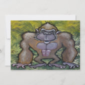Einladung Gorilla (Vorderseite)