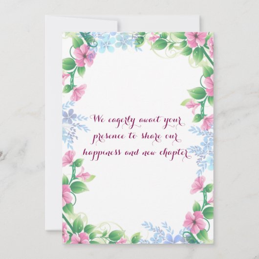 Einladung Grihapravesh (Rückseite)