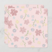 Einladung, Größe: 5,25" x 5,25", Papier: Einladung (Vorne/Hinten)