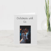 Einladung, Größe: 5" x 7" Hochzeitscouch Ankündigung (Vorderseite)