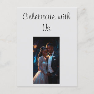 Einladung, Größe: 5" x 7" Hochzeitscouch Postkarte