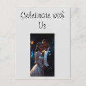 Einladung, Größe: 5" x 7" Hochzeitscouch Postkarte (Vorderseite)