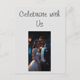 Einladung, Größe: 5" x 7" Hochzeitscouch Postkarte