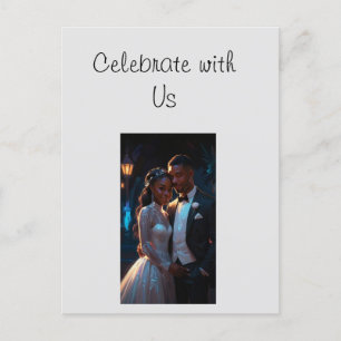 Einladung, Größe: 5" x 7" Hochzeitscouch Postkarte