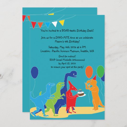 Einladung, Größe: 5" x 7", Papier: Matte, Enve Einladung (Vorne/Hinten)