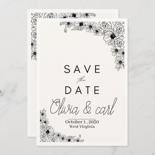 Einladung, Größe: 5" x 7", Papier: Matte, Enve Einladung (Vorne/Hinten)