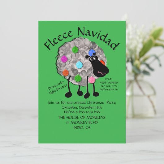 Einladung, Größe: 5" x 7", Papier: Matte, Enve Einladung (Stehend Vorderseite)