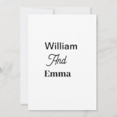 Einladung, Größe: 5" x 7", Papier: Matte, Enve Einladung (Rückseite)