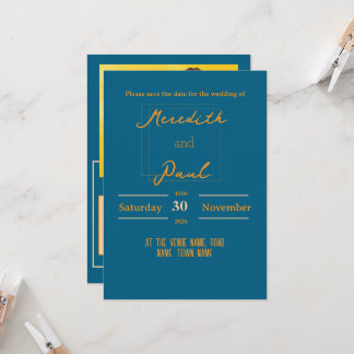 Einladung, Größe: 5" x 7", Papier: Unterschrift Einladung