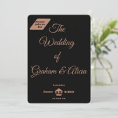 Einladung, Größe: 5" x 7", Papier: Unterschrift Einladung (Stehend Vorderseite)