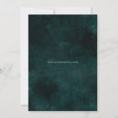 Einladung GRÜNE UND GOLD (Rückseite)