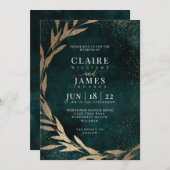 Einladung GRÜNE UND GOLD (Vorne/Hinten)