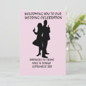 EINLADUNG GÜNSTIGT PARTNER IN DER KRIMINALITÄT (Stehend Vorderseite)