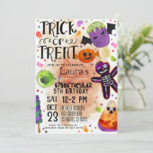 Einladung Halloween (Stehend Vorderseite)