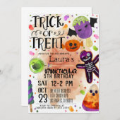 Einladung Halloween (Vorne/Hinten)