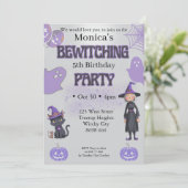 Einladung Halloween (Stehend Vorderseite)