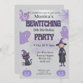 Einladung Halloween (Vorne/Hinten)