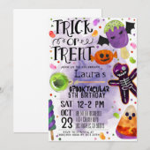 Einladung Halloween (Vorne/Hinten)