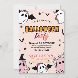 Einladung Halloween Girly Tochter Party