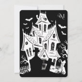Einladung : HALLOWEEN-Haus #1 (Rückseite)
