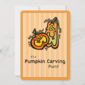 Einladung Halloween Pumpkin Carving Party (Vorderseite)