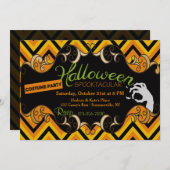 Einladung Halloweens Spooktacular (Vorne/Hinten)