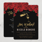 Einladung Hen Weekend (Vorne/Hinten)