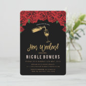 Einladung Hen Weekend (Stehend Vorderseite)