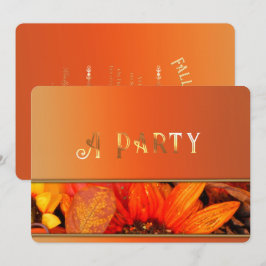 Einladung Herbst Florals