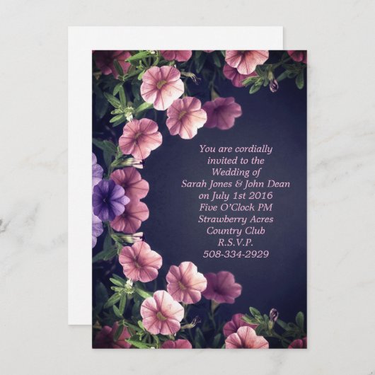 Einladung Hochzeit (Vorne/Hinten)