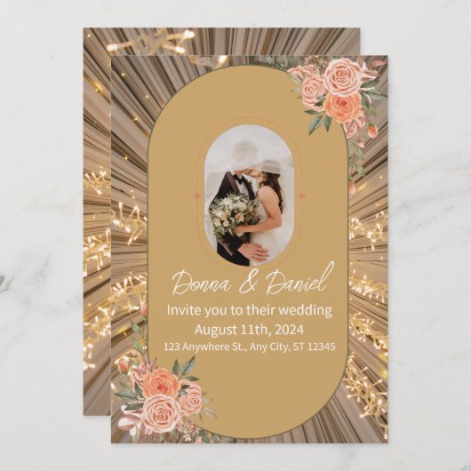 Einladung Hochzeit (Vorne/Hinten)