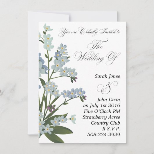 Einladung Hochzeit (Vorderseite)