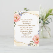 Einladung Hochzeit (Stehend Vorderseite)