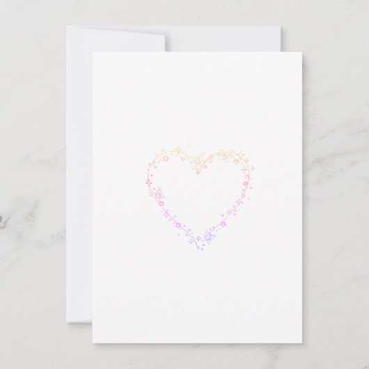 Einladung Hochzeit (Rückseite)