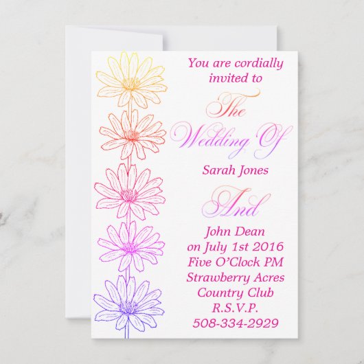 Einladung Hochzeit (Vorderseite)