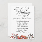 Einladung Hochzeit (Vorne/Hinten)