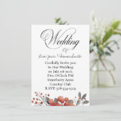 Einladung Hochzeit (Stehend Vorderseite)