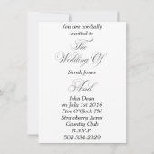 Einladung Hochzeit (Vorderseite)