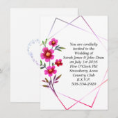 Einladung Hochzeit (Vorne/Hinten)