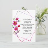 Einladung Hochzeit (Stehend Vorderseite)