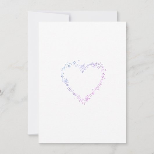 Einladung Hochzeit (Rückseite)