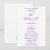 Einladung Hochzeit (Vorne/Hinten)