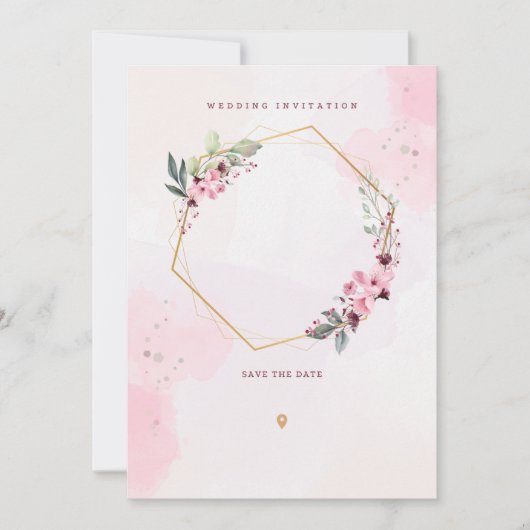 Einladung Hochzeit (Vorderseite)