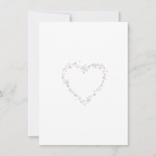 Einladung Hochzeit (Rückseite)